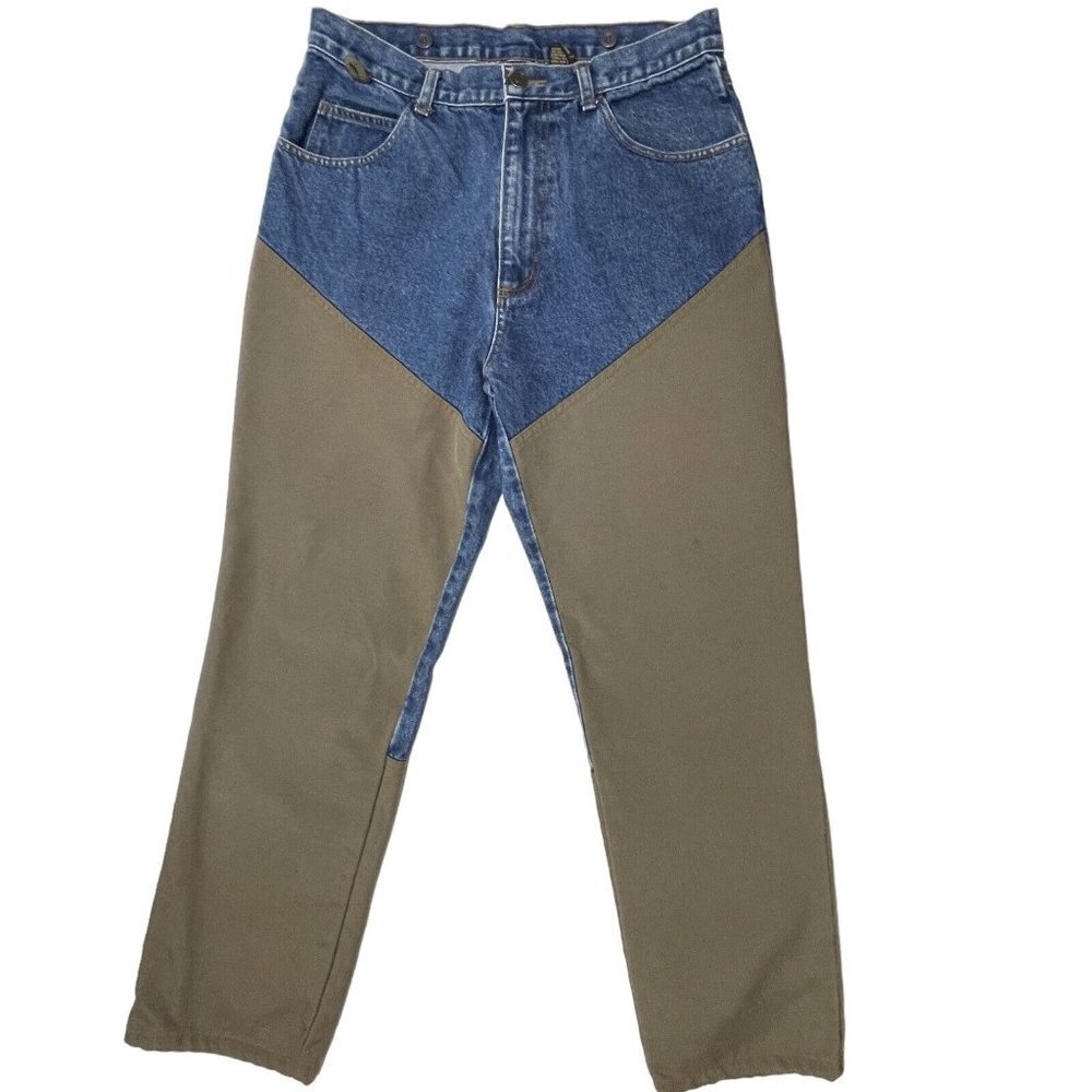 FIELD TESTED‎ GUIDE GEAR Reinforced Field Pants Men's 32x30 Denim Khaki Canvas